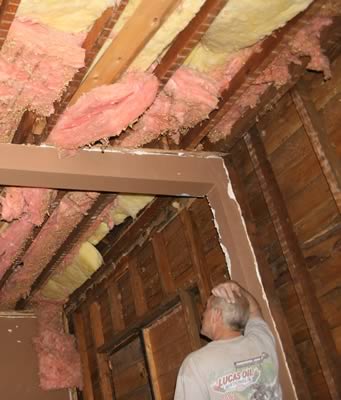 Insulation – it's messy but it typically works well as an energy-saving investment